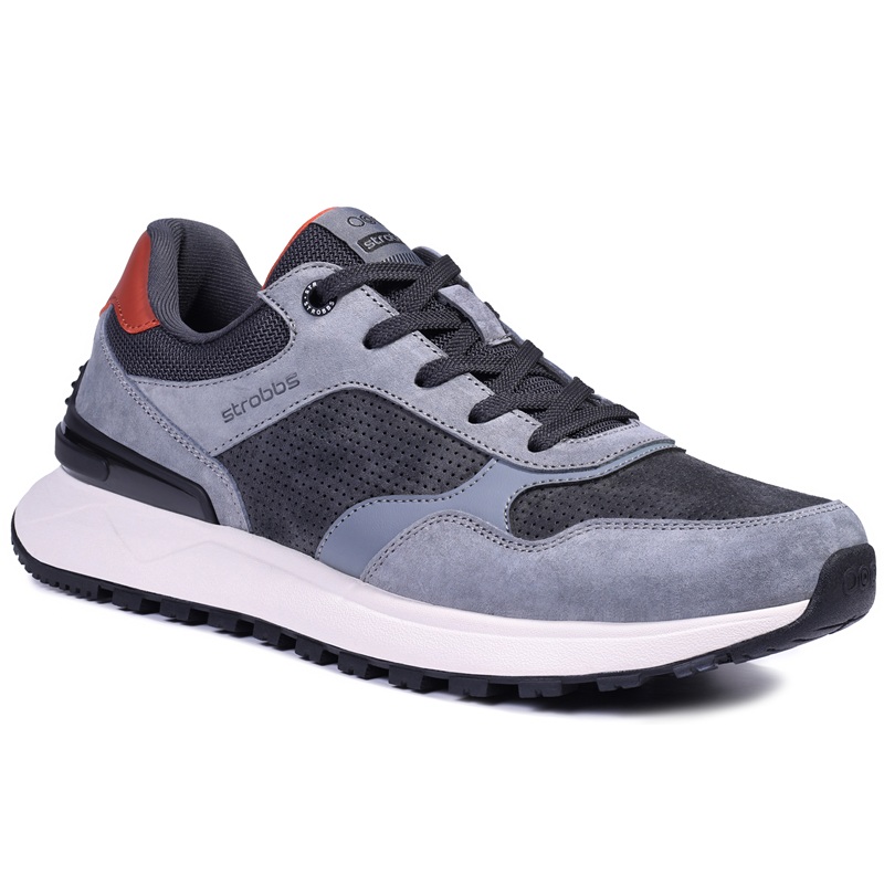 Кроссовки Strobbs мужские C3847-1 серые.