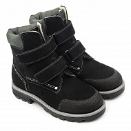Ботинки Тапибу с шерстью для мальчиков FT-23013.18-WL01O.02 черные.
